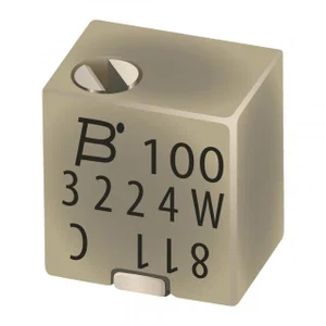 Trimmer resistor Bourns 3224W-1-102E 1k Ohms