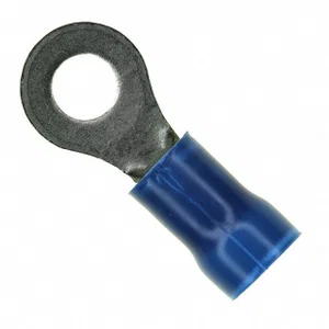 TE Connectivity AMP M4 Geïsoleerde Ringkabelschoen, Blauw, 1.5-2.5mm² Cu/Sn
