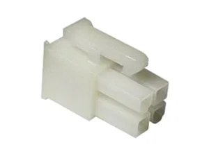 Div 39-01-2040 Mini-Fit Connectorbhuis, Leeg, 4-polig (2x2), 4.2mm Pitch, Kabelmontage, MOLEX 5557 S