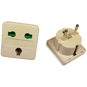 Ettinger 39-90-955 AC Voedingsadapterstekker DE/GB, 250V, 3-polige Vrouwelijke Receptacle