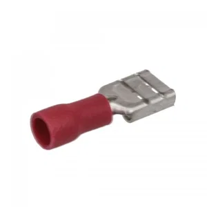Vogt 3903S FASTON .250 Krimpkabeloog, 6.3x0.8mm, Rood, 0.5-1.0mm², 10A