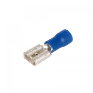 Vogt 3906S FASTON .250 Krimpkabeloog, 6.3x0.8mm, Blauw, 1.5-2.5mm², 15A