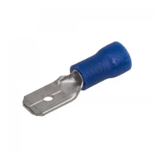 Vogt 3911S FASTON .250 Krimpklem, 6.3x0.8mm, Blauw, 1.5-2.5mm², Geïsoleerd