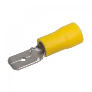 Vogt 3912S FASTON .250 Krimpklem, 6.3x0.8mm, Geel, 4-6mm², Geïsoleerd