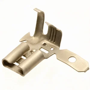 Tyco Electronic Corp. 42404-1 FASTON Kabelschoen, 6.3x0.8-3, Ongeïsoleerd, Staal/Nikkel, AWG18-12