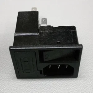 K+b Connector 42R37-31404-150 Paneelmontage Stekker, Zekeringhouder, Schakelaar, 4.8mm FASTON, 250V/