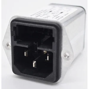 Schurter 4301-7207 KFA IEC C14 Paneelmontage Voedingsingang, 6A, Filter, M5, IP40