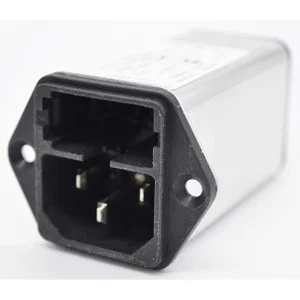 Schurter 4301-8059 C14 Frontpaneelmontage Voedingsingang 10A met Filter, zonder Zekeringlade