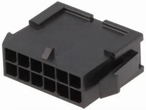 Molex 43020-1200 Micro-Fit 3.0 12-pins Mannelijke Connectorbehuizing Draad-naar-Draad