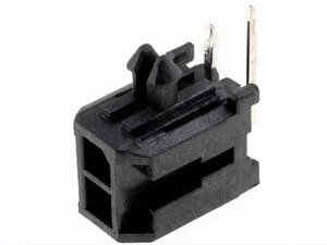 Molex Micro-Fit 3.0 Stekker, 2-pins, 90° Hoek, THT, 600V, 5A