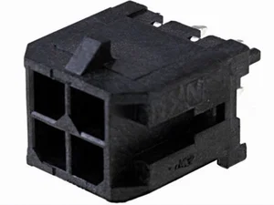 Molex Micro-Fit 3.0 Male Connector, 4-Pins, Recht, THT, 3mm Pitch, 600V, 5A