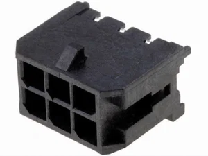 Molex Micro-Fit 3.0 Male Connector, 6-Pins, Recht, THT, 3mm Pitch, 600V, 5A
