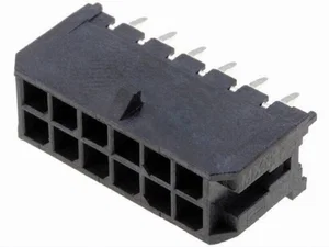 Molex Micro-Fit 3.0 Stekker 12-Pins THT Recht 3mm Raster 600V 5A