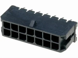 Molex Micro-Fit 3.0 Stekker 14-Pins SMT Horizontaal 3mm Raster 600V 5A