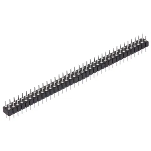 Preci-Dip 72-pins (36x2) Soldeerstaart Penheader 2.54x2.54mm Pitch, Vertind