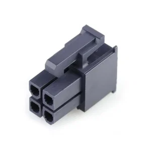 Molex Mini-Fit 4-Pins Busbehuizing, Zwart, Nylon UL 94V-2