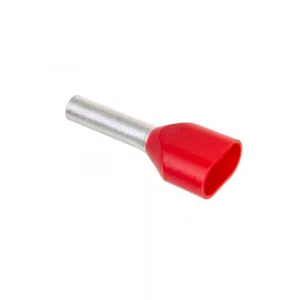 Vogt 470308D Dubbele Geïsoleerde Aderhuls, Rood, 2x1mm², 16mm Lengte