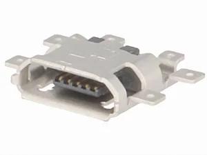 Molex 47491-0001 Micro USB B SMT Receptacle, 5-Pins, Midden Plaatmontage, USB 2.0