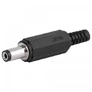 Schurter 2.1mm DC Stekker 4840.1200, Trekontlasting, L=9.5mm