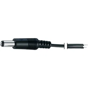 Voltcraft DC Adapterkabel 491752, Mannelijk, 2.1x5.5mm, Open Einde, 1.2m