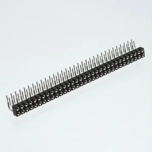 Preci-Dip 499-87-264-10-003101 Bus, 32x2 Pin, 90°, 2.54x2.54mm, Flash Goud