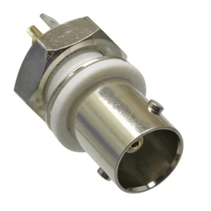 Tyco Electronic BNC Contra Stekker 75 Ohm, Paneelmontage, Geïsoleerd