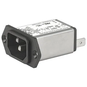 Schurter 5110-1033-1 C14 AC-voedingsingangsmodule, paneelmontage, 10A, 1-traps filter