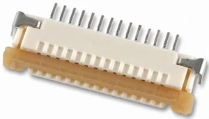 Molex 52207-1233 FFC Connector, 1.0mm Pitch, 12 Posities, SMD, 90°, Bovenste Contacten