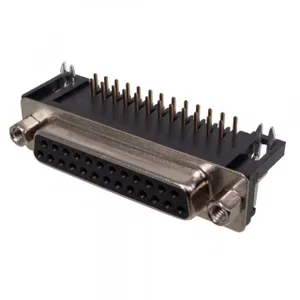 Garry 597-4-025F-N60NF-BS0 D-SUB 25-pins 90° Printplaat Bus, 10.3mm