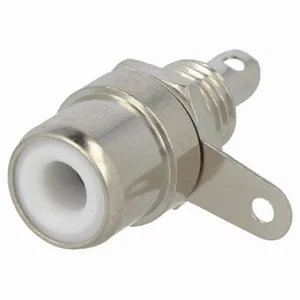 Keystone RCA-bus, Wit, Vernikkeld