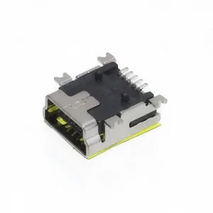 WÜRTH Mini USB-B Receptacle, 8-polig, SMD, 90° Hoek, -40.0°C tot +105.0°C
