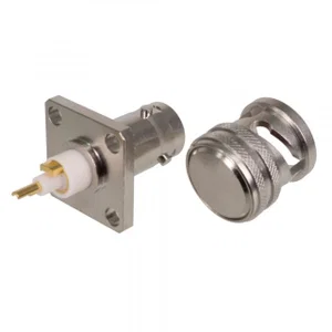 Keithley 7078-TRX-TBC Twinax Hoogfrequente Vrouwelijke Connector, 3-Terminals, Recht, Schroefmontage