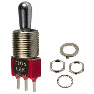 Interrupteur à levier C&amp 7103T1CWCQE SPDT 5A