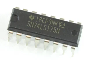 Texas Instruments 74LS175 TTL-LS Flip-Flop D Quadruple avec Clear