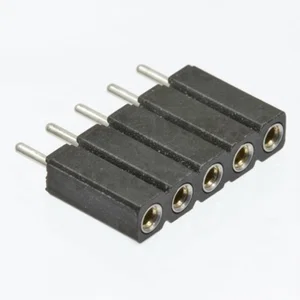 Preci-Dip 801-87-005-10-001101 Bus, 5-Polig, 2.54mm Raster, H=7.0mm, Gold Flash