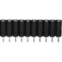 Preci-Dip 801-87-036-10-001101 Penheader Socket, 1x36 Posities, THT, 2.54mm Pitch, Verguld