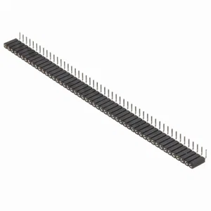Preci-Dip 801-87-050-20-001101, 50-pins haakse bus, 2.54mm rastermaat, Goud Flash