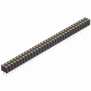 Preci-Dip 803-87-064-10-012101 Socket, 32x2 Posities, 2.54x2.54mm Pitch, Flash Au
