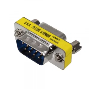 Videk 8041 D-SUB 9-Pin Kontaktadapter, Hona-Hane, RoHS-kompatibel