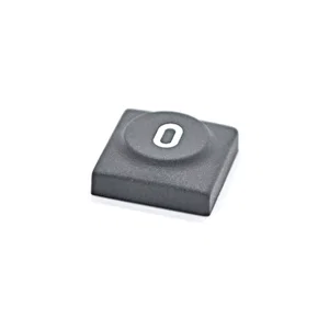 Marquardt 825-010-021 Capuchon de Bouton-Poussoir, 19x19, Inscription 0, Gris Foncé