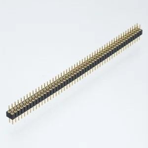 Preci-Dip 832-10-100-10-001101 Soldeerstaart Pinheader, 100-Pins, 2mm Raster, 0.25µm Goud