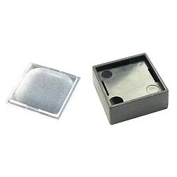 Marquardt 835-900-013 Capuchon de Bouton-Poussoir, 16x16, Anthracite/Transparent