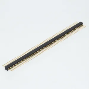 Preci-Dip 850-10-050-10-001101 Soldeerstaart Pinheader, 50-Pins, 1.27mm Raster, 0.25µm Goud