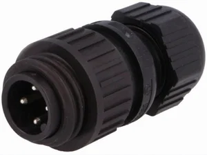 Hirschmann CA Serie Industriële Connector, Vrije Stekker, Mannelijk, 3P+PE, 16A 400V, IP67