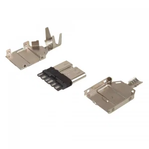Keystone USB 3.0 Micro-B Stekker, 10-polig, Kabelmontage, Recht, -25.0°C tot +80.0°C
