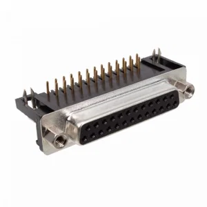 Assmann A-DF25A-KG-T1 D-SUB 25-pins Euro PCB Receptacle 90° Horizontaal