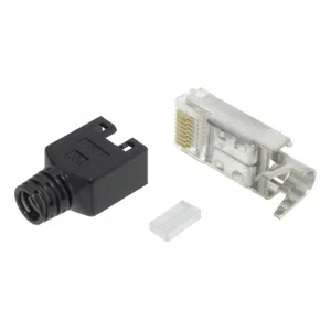 Hirose A-MO-8-8-HRS RJ45 8-Polige Vrije Stekker CAT5 CAT6 Afgeschermd