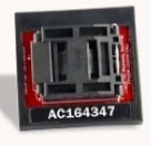 Modulo Zoccolo Microchip MPLAB PM3 144-Lead LQFP (20x20)mm per PIC32MZ