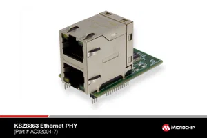 Microchip KSZ8863 PHY Scheda Figlia