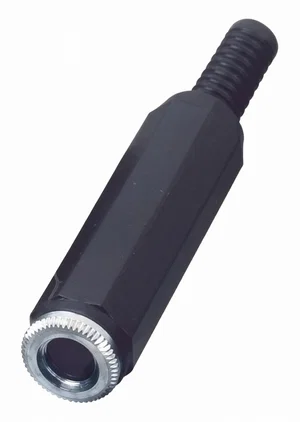 Jack 6.3mm Mono Vrijhangende Bus, SK2K, Soldeer